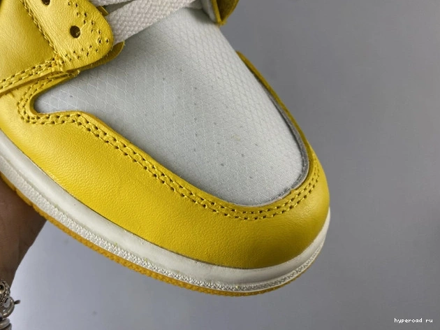 Off-White x AQ0818-149 Air Powder Yellow-Cone White Jordan Dark 1 NRG 0915